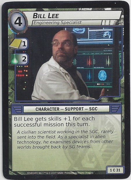 Bill Lee, Engineering Specialist